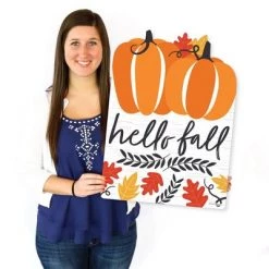Big Dot of Happiness Fall Pumpkin - Party Decorations - Halloween or Thanksgiving Party Welcome Yard Sign -Halloween Decorations Sales Store unnamed file 354