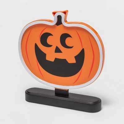 Hyde & EEK! Boutique Pumpkin Character Neon Light Halloween Decorative Sculpture - Hyde & EEK! Boutique™ 2 Hyde & EEK! Boutique Pumpkin Character Neon Light Halloween Decorative Sculpture - Hyde & EEK! Boutique™ - Image 2