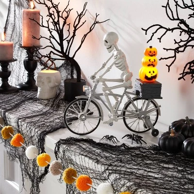 Hyde & EEK! Boutique Animated Skeleton on a Bike Halloween Decorative Prop - Hyde & EEK! Boutique™ 1 Hyde & EEK! Boutique Animated Skeleton on a Bike Halloween Decorative Prop - Hyde & EEK! Boutique™