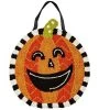 Plow & Hearth Indoor/Outdoor Halloween Jack-O-Lantern Hooked Door Décor