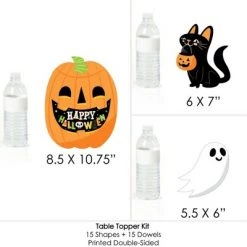 Big Dot of Happiness Jack-O'-Lantern Halloween - Kids Halloween Party Centerpiece Sticks - Table Toppers - Set of 15 -Halloween Decorations Sales Store unnamed file 3645