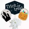 Big Dot of Happiness Trick or Treat - Halloween Party Centerpiece Sticks - Table Toppers - Set of 15