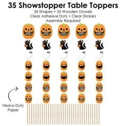 Big Dot of Happiness Jack-O'-Lantern Halloween - Kids Halloween Party Centerpiece Sticks - Showstopper Table Toppers - 35 Pieces -Halloween Decorations Sales Store unnamed file 3654