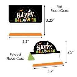 Big Dot of Happiness Jack-O'-Lantern Halloween - Kids Halloween Party Tent Buffet Card - Table Setting Name Place Cards - Set of 24 11 Big Dot of Happiness Jack-O'-Lantern Halloween - Kids Halloween Party Tent Buffet Card - Table Setting Name Place Cards - Set of 24 -Halloween Decorations Sales Store unnamed file 3677