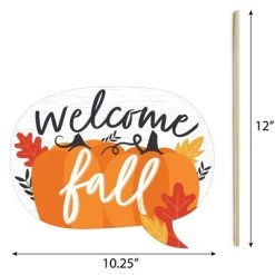 Big Dot of Happiness Fall Pumpkin - Halloween or Thanksgiving Party Photo Booth Props Kit - 20 Count -Halloween Decorations Sales Store unnamed file 3686