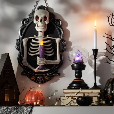 Hyde & EEK! Boutique Animated Half Skeleton in Frame Halloween Decorative Prop - Hyde & EEK! Boutique™ 1 Hyde & EEK! Boutique Animated Half Skeleton in Frame Halloween Decorative Prop - Hyde & EEK! Boutique™
