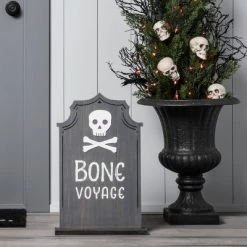 Hyde & EEK! Boutique Falloween Large Bone Voyage Halloween Decorative Tombstone - Hyde & EEK! Boutique™