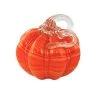 Transpac Home Decor 4.0" Glass Autumn Pumpkin Fall Halloween - Decorative Figurines