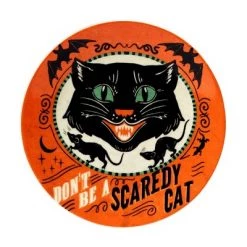 6" Earthenware Scaredy Cat Canape Plates - Certified International 8 6" Earthenware Scaredy Cat Canape Plates - Certified International -Halloween Decorations Sales Store unnamed file 3737