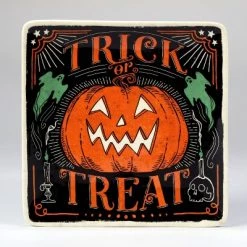 9" Earthenware Scaredy Cat Dessert Plates - Certified International -Halloween Decorations Sales Store unnamed file 3741