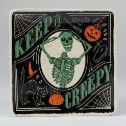 9" Earthenware Scaredy Cat Dessert Plates - Certified International -Halloween Decorations Sales Store unnamed file 3743