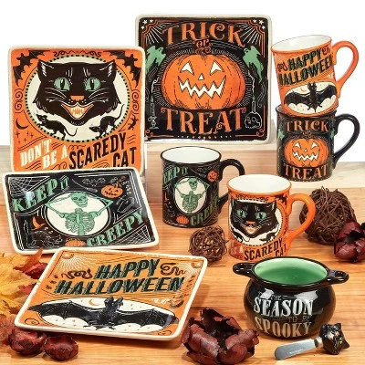 18oz 4pk Earthenware Scaredy Cat Mugs - Certified International 1 18oz 4pk Earthenware Scaredy Cat Mugs - Certified International