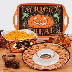 3pc Melamine Scaredy Cat Hostess Serving Set - Certified International
