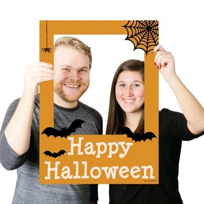 Big Dot of Happiness Trick or Treat - Halloween Party Selfie Photo Booth Picture Frame & Props - Printed on Sturdy Material 2 Big Dot of Happiness Trick or Treat - Halloween Party Selfie Photo Booth Picture Frame & Props - Printed on Sturdy Material - Image 2