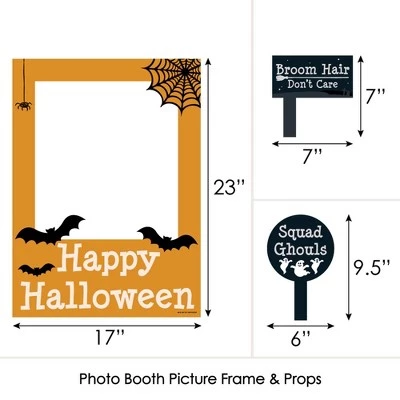 Big Dot of Happiness Trick or Treat - Halloween Party Selfie Photo Booth Picture Frame & Props - Printed on Sturdy Material 3 Big Dot of Happiness Trick or Treat - Halloween Party Selfie Photo Booth Picture Frame & Props - Printed on Sturdy Material - Image 3