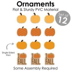 Big Dot of Happiness Pumpkin Patch - Fall, Halloween or Thanksgiving Decorations - Tree Ornaments - Set of 12 -Halloween Decorations Sales Store unnamed file 387
