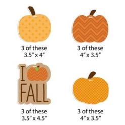 Big Dot of Happiness Pumpkin Patch - Fall, Halloween or Thanksgiving Decorations - Tree Ornaments - Set of 12 -Halloween Decorations Sales Store unnamed file 389