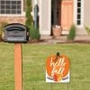 Big Dot of Happiness Fall Pumpkin - Outdoor Lawn Sign - Halloween or Thanksgiving Party Yard Sign - 1 Piece