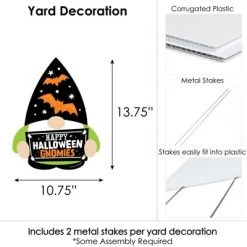Big Dot of Happiness Halloween Gnomes - Outdoor Lawn Sign - Spooky Fall Party Yard Sign - 1 Piece -Halloween Decorations Sales Store unnamed file 404