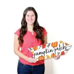 Big Dot of Happiness Fall Pumpkin - Halloween or Thanksgiving Party Sign Arrow - Double Sided Directional Yard Signs - Set of 2 -Halloween Decorations Sales Store unnamed file 425