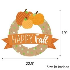Big Dot of Happiness Pumpkin Patch - Outdoor Fall, Halloween or Thanksgiving Party Decor - Front Door Wreath -Halloween Decorations Sales Store unnamed file 437