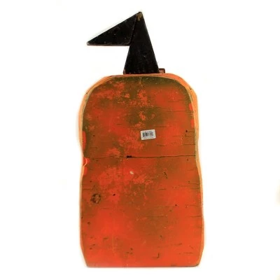 A&B Floral Halloween 22.75" Cut Out Face Wooden Pumpkin Jack O Lantern Mask Spooky - Decorative Figurines 1 A&B Floral Halloween 22.75" Cut Out Face Wooden Pumpkin Jack O Lantern Mask Spooky - Decorative Figurines