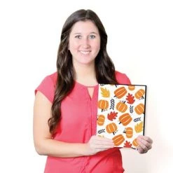 Big Dot of Happiness Fall Pumpkin - Autumn Wall Art and Halloween and Thanksgiving Home Decor - 7.5 x 10 inches - Set of 3 Prints -Halloween Decorations Sales Store unnamed file 462