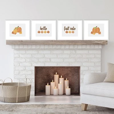 Big Dot of Happiness Pumpkin Patch - Unframed Fall, Halloween or Thanksgiving Linen Paper Wall Art - Set of 4 - Artisms - 8 x 10 inches 1 Big Dot of Happiness Pumpkin Patch - Unframed Fall, Halloween or Thanksgiving Linen Paper Wall Art - Set of 4 - Artisms - 8 x 10 inches