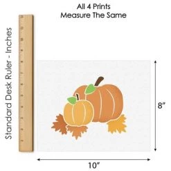 Big Dot of Happiness Pumpkin Patch - Unframed Fall, Halloween or Thanksgiving Linen Paper Wall Art - Set of 4 - Artisms - 8 x 10 inches 8 Big Dot of Happiness Pumpkin Patch - Unframed Fall, Halloween or Thanksgiving Linen Paper Wall Art - Set of 4 - Artisms - 8 x 10 inches -Halloween Decorations Sales Store unnamed file 472