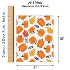 Big Dot of Happiness Fall Pumpkin - Unframed Autumn, Halloween and Thanksgiving Linen Paper Wall Art - Set of 4 - Artisms - 8 x 10 inches 8 Big Dot of Happiness Fall Pumpkin - Unframed Autumn, Halloween and Thanksgiving Linen Paper Wall Art - Set of 4 - Artisms - 8 x 10 inches -Halloween Decorations Sales Store unnamed file 477