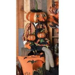 GALLERIE II Gilbert Pumpkin Head Joe Spencer Gathered Traditions Halloween Art Doll Figure -Halloween Decorations Sales Store unnamed file 502