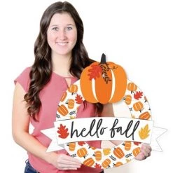 Big Dot of Happiness Fall Pumpkin - Outdoor Halloween or Thanksgiving Party Decor - Front Door Wreath 11 Big Dot of Happiness Fall Pumpkin - Outdoor Halloween or Thanksgiving Party Decor - Front Door Wreath -Halloween Decorations Sales Store unnamed file 508