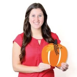 Big Dot of Happiness Fall Pumpkin - Hanging Porch Halloween or Thanksgiving Party Outdoor Decorations - Front Door Decor - 3 Piece Sign 11 Big Dot of Happiness Fall Pumpkin - Hanging Porch Halloween or Thanksgiving Party Outdoor Decorations - Front Door Decor - 3 Piece Sign -Halloween Decorations Sales Store unnamed file 517