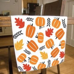 Big Dot of Happiness Fall Pumpkin - Halloween or Thanksgiving Party Dining Tabletop Decor - Cloth Table Runner - 13 x 70 inches