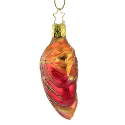 Inge Glas 3.25" Maple Leaf Ornament Fall Halloween - Tree Ornaments 1 Inge Glas 3.25" Maple Leaf Ornament Fall Halloween - Tree Ornaments