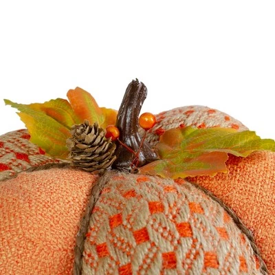Northlight 8.5" Orange Autumn Harvest Thanksgiving Table Top Pumpkin 2 Northlight 8.5" Orange Autumn Harvest Thanksgiving Table Top Pumpkin - Image 2