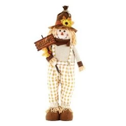 The Lakeside Collection Lakeside Harvest Scarecrow - Halloween, Autumn Statue Decoration - 24" -Halloween Decorations Sales Store unnamed file 63