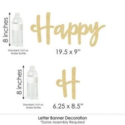 Big Dot of Happiness Pumpkin Patch - Fall Party Letter Banner Decor - 36 Banner Cutouts and No-Mess Real Gold Glitter Happy Fall Y'all Banner Letters -Halloween Decorations Sales Store unnamed file 646