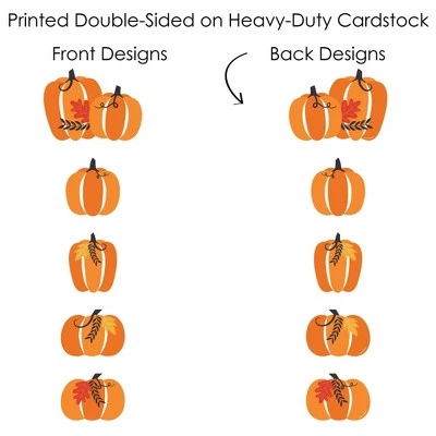 Big Dot of Happiness Fall Pumpkin - Halloween or Thanksgiving Party Centerpiece Sticks - Showstopper Table Toppers - 35 Pieces 5 Big Dot of Happiness Fall Pumpkin - Halloween or Thanksgiving Party Centerpiece Sticks - Showstopper Table Toppers - 35 Pieces - Image 5