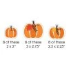 Big Dot of Happiness Fall Pumpkin - DIY Shaped Halloween or Thanksgiving Party Cut-Outs - 24 Count