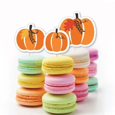 Big Dot of Happiness Fall Pumpkin - DIY Shaped Halloween or Thanksgiving Party Cut-Outs - 24 Count 2 Big Dot of Happiness Fall Pumpkin - DIY Shaped Halloween or Thanksgiving Party Cut-Outs - 24 Count - Image 2