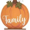 The Lakeside Collection Lakeside It Is Not Fall Without Pumpkins Tabletop Wooden Sign