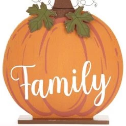 The Lakeside Collection Lakeside It Is Not Fall Without Pumpkins Tabletop Wooden Sign