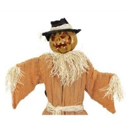 Northlight 6' Animated Jack o Lantern Scarecrow Halloween Decoration
