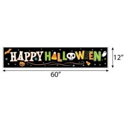 Big Dot of Happiness Jack-O'-Lantern Halloween - Kids Halloween Decorations Party Banner
