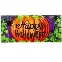 Evergreen Indoor Outdoor Doormat Bundle Set of 5 - Frame and 4 Welcome Seasonal Inserts Halloween Pumpkin Gnome Gather Harvest Thanksgiving -Halloween Decorations Sales Store unnamed file 743