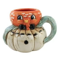 Tabletop 5.25" Harvest Critter Mug Johanna Parker Halloween Fall Turkey Drink Transpac - Drinkware -Halloween Decorations Sales Store unnamed file 770