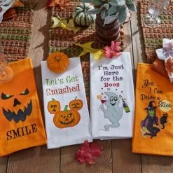 Park Designs Lets Get Smashed Embroidered Dishtowel