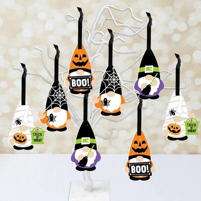 Big Dot of Happiness Halloween Gnomes - Spooky Fall Decorations - Tree Ornaments - Set of 12 1 Big Dot of Happiness Halloween Gnomes - Spooky Fall Decorations - Tree Ornaments - Set of 12