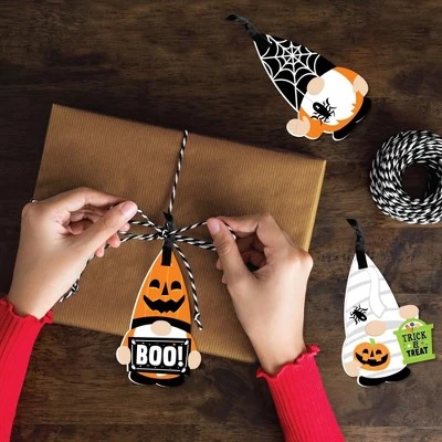 Big Dot of Happiness Halloween Gnomes - Spooky Fall Decorations - Tree Ornaments - Set of 12 2 Big Dot of Happiness Halloween Gnomes - Spooky Fall Decorations - Tree Ornaments - Set of 12 - Image 2